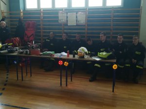 Strażacy z Ochotniczej Straży Pożarnej w Troszynie