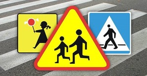 znaki drogowe przejście dla pieszych