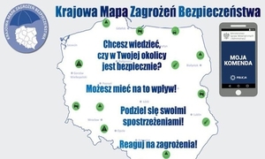 Plakat: Krajowa Mapa Zagrożeń Bezpieczeństwa