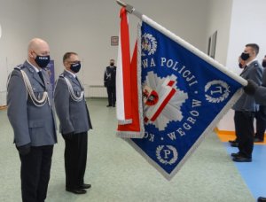 Komendant Powiatowy Policji w Węgrowie pożegnał się z mundurem
